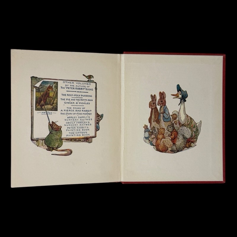 Book Illustrated Beatrix Potter RARE 1922 1st Ed Cecily Parsley's Nursery Rhymes gallery