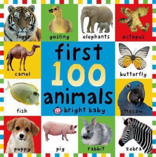 First 100 Animals, Hardcover by Priddy, Roger, Brand New, Free shipping in th…