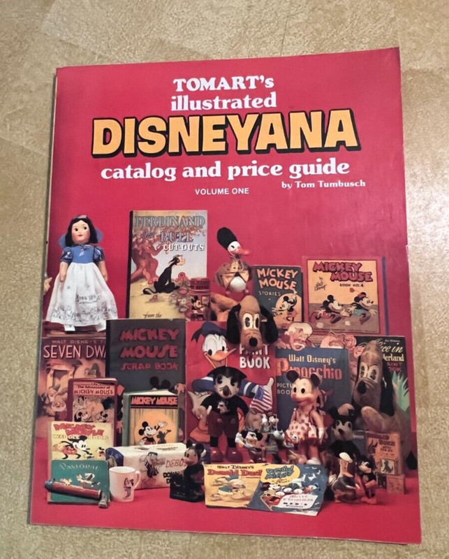 TOMARTS ILLUSTRATED DISNEYANA ~ CATALOG & PRICE GUIDE ~ Tom Tumbusch ~ PB VG
