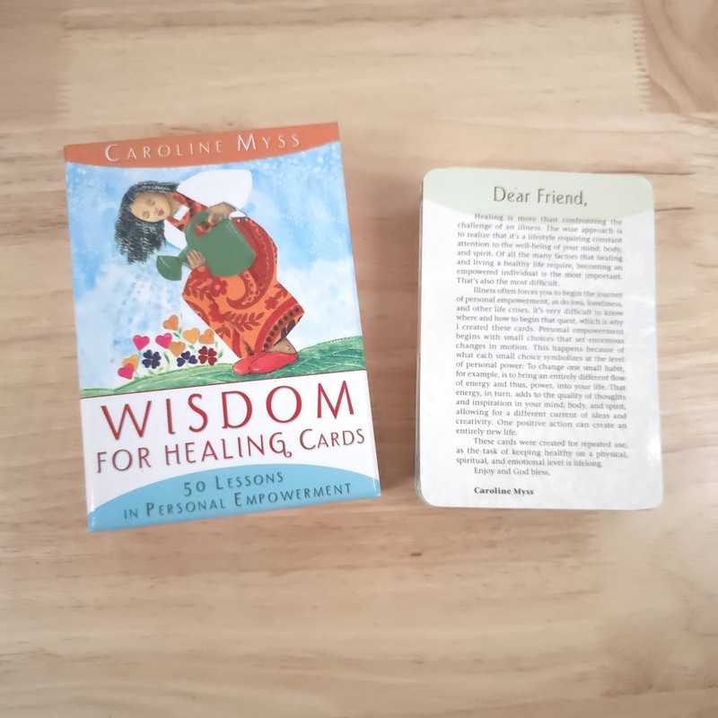 Wisdom for Healing Cards by Caroline Myss (2005, Cards,Flash Cards) gallery