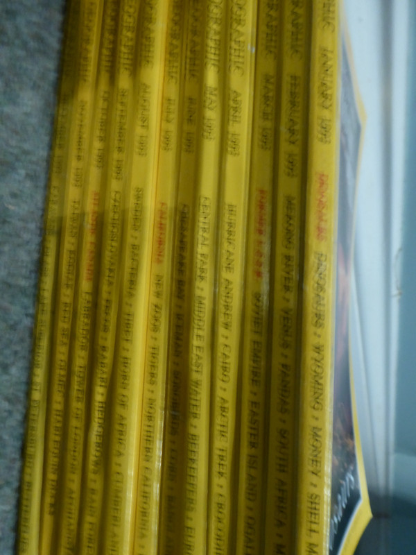 National Geographic magazine bundle x 41 1991-1993 complete plus gallery
