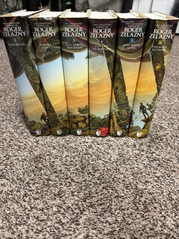 Complete Set: Collected Stories of Roger Zelazny Volumes 1-6, NESFA Press 2009