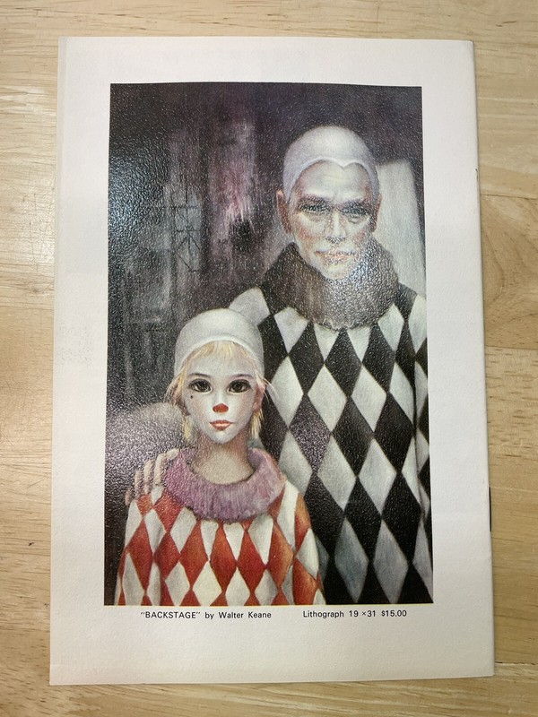 Keane Booklet by Walter & Margaret Keane 1969 Softcover Original gallery