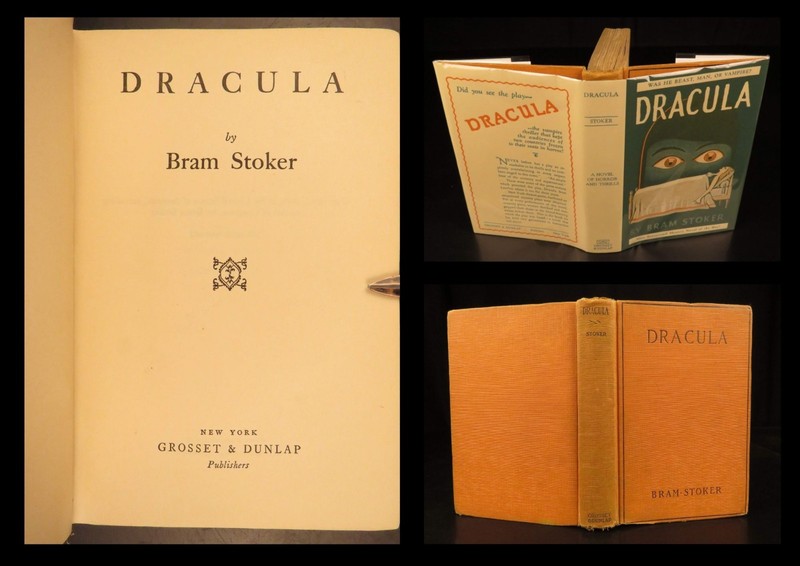 Dracula | Bram Stoker, 1926 – Grosset and Dunlap, Orange Cloth