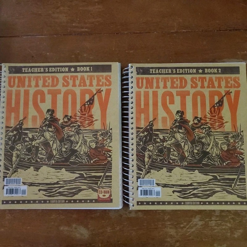 U S History 11th Grade 4th Ed BJU Press Teacher 1 & 2, CD’S, Student Act. Key gallery