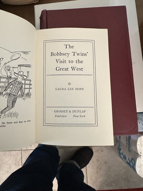 The Bobbsey Twins’ Visit to the Great West by Laura Lee Hope, Hardcover