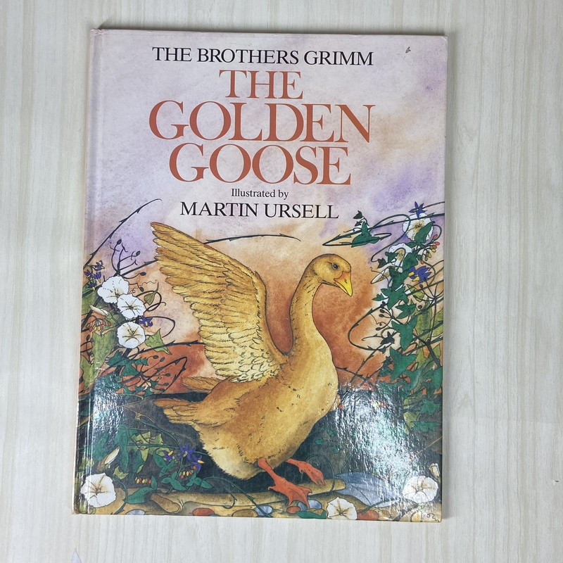 Vtg 80s Brothers Grimm The Golden Goose Book Fairy Tale Martin Ursell Burdett