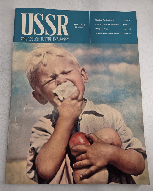 USSR Soviet Life Today Magazine May 1962 Agriculture Pravdas Golden Jubilee