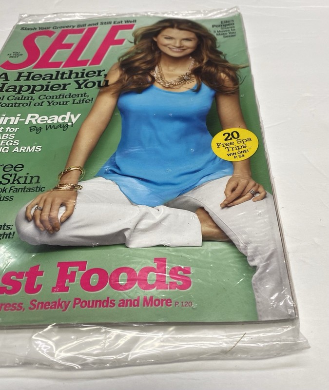 Self Magazine April 2010 - Ellen Pompeo Cover New Sealed Free Fast Shipping. gallery