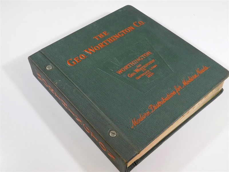 1955 GEO. WORTHINGTON CO. LG CATALOG GENERAL MERCHANDISE 1180 PAGES ILLUSTRATED