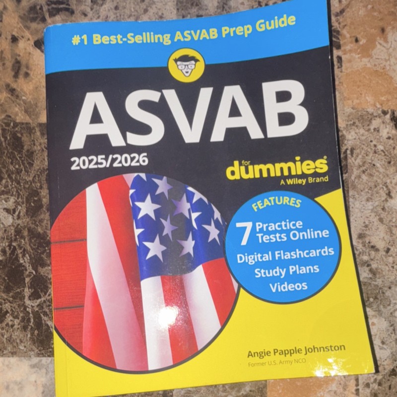 Wiley For Dummies 2025/2026 ASVAB Study Guide by Angie Papple Johnston gallery