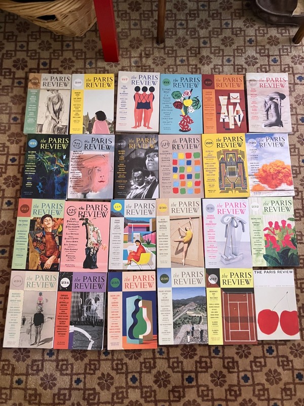 The Paris Review – Lot of 24 – Issues 215 (Winter 2015) to 238 (Fall 2021)
