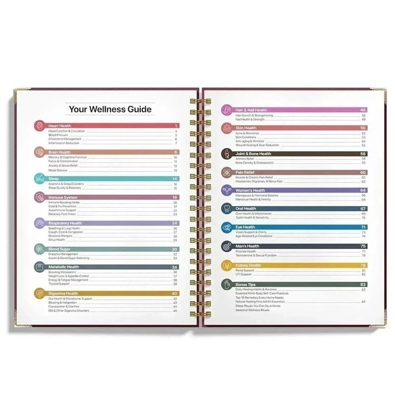 The Natural Healing Handbook Spiral Bound Guide For Herbal Remedies And Natural gallery