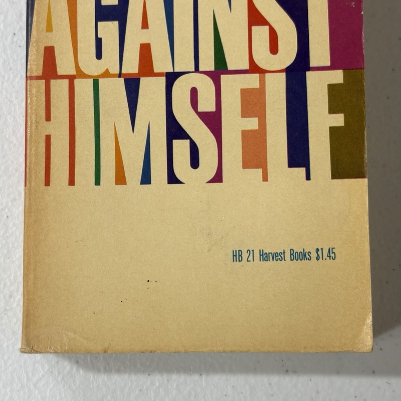 Karl Menninger MAN AGAINST HIMSELF 1938 Harvest Books PB Milton Glaser Cover gallery