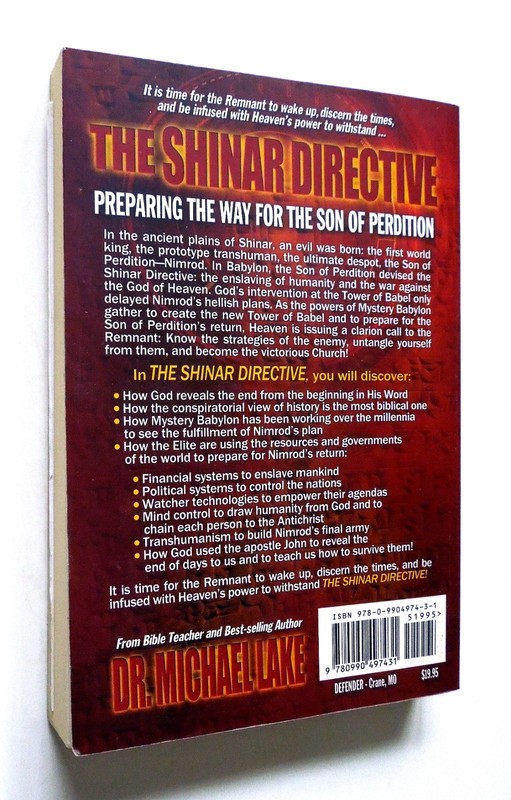 The Shinar Directive - Michael Lake, 2014 sc, Defender Publishing gallery