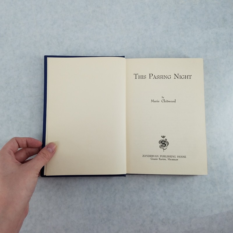 This Passing Night 1955 Christian Hardcover by Marie Chitwood - EXCELLENT Cond! gallery