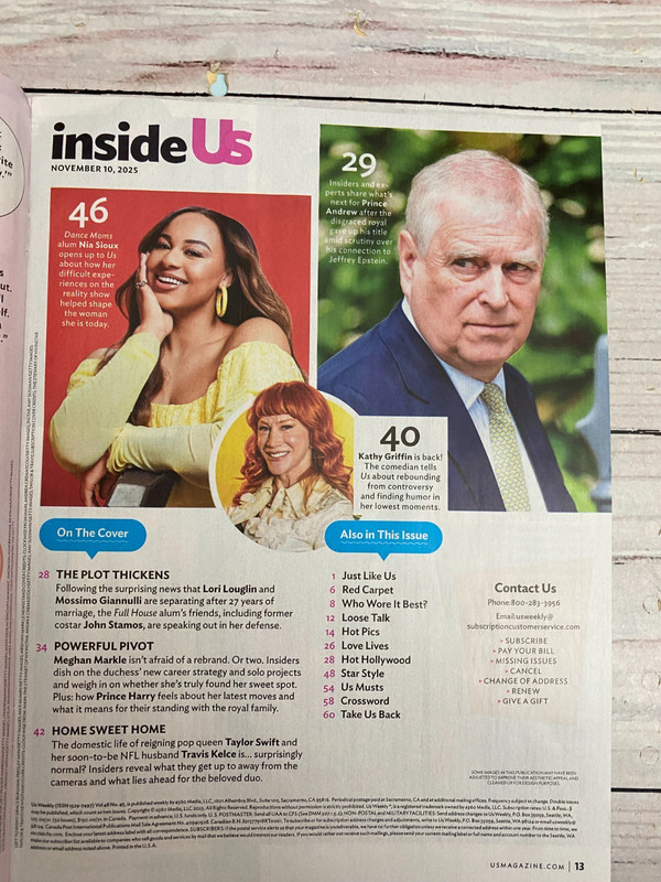 US Weekly Issue 45 November, 2025 Exclusive - Chelsea Handler - Taylor & Travis gallery