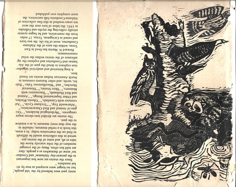 Myths & Folktales of Alabama-Coushatta of Texas HB w dj-1977-Martin-114 pages gallery