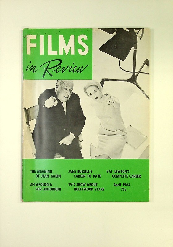 Films in Review Vol. 14 #4 FN/VF 7.0 1963