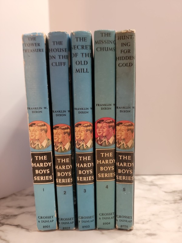 29 Vintage Hardy Boys Mysteries Matte Hardcover Lot~1960's-1970's~1980's~ gallery