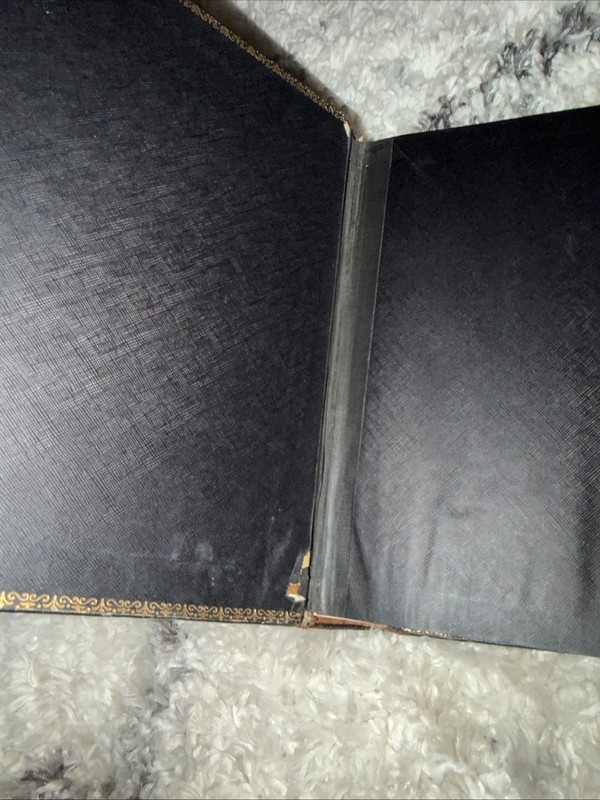 THE HOLY BIBLE, CONTAINING THE OLD AND NEW TESTAMENTS LEATHER BOUND INDEXED RARE gallery