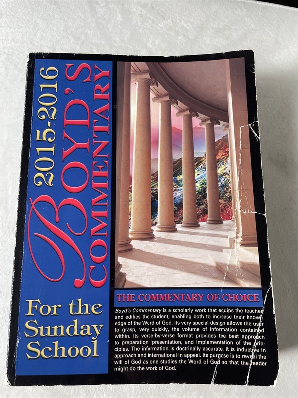 2015-16 Boyd’s Commentary for the Sunday School by R H Boyd Publish