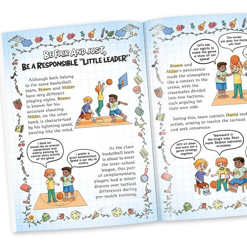 Comic Children's Leadership Cultivates and stimulates children's communication a gallery