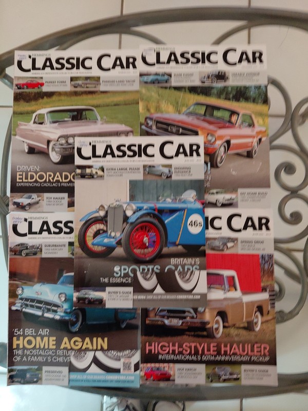 5 Hemmings Classic Car Magazines