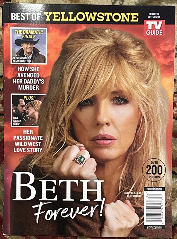 TV Guide Best of Yellowstone Magazine Beth Forever 2025