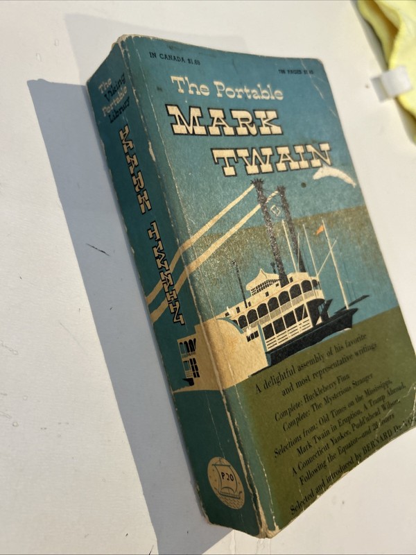 The Portable Mark Twain, Vintage Viking Press 1958, Bernard DeVoto, PB gallery