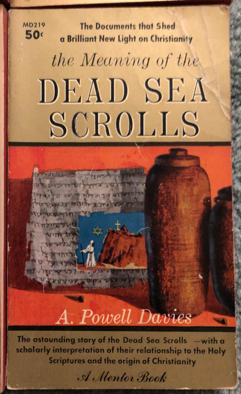 Books on Religion, lot of 6 Mentor Books, Dead Sea Scrolls, Mohamedanism gallery
