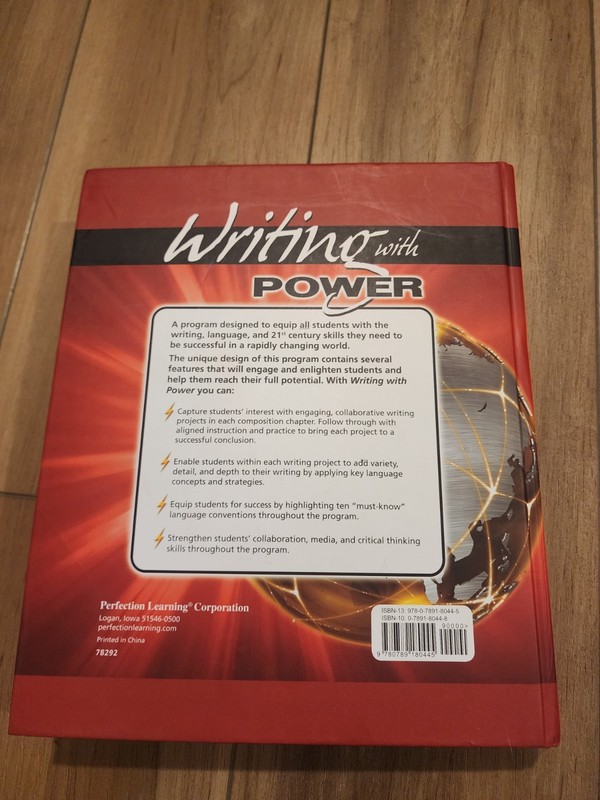 WRITING WITH POWER - Teacher Wraparound Edition GRADE 8 - By Perfection Learning gallery