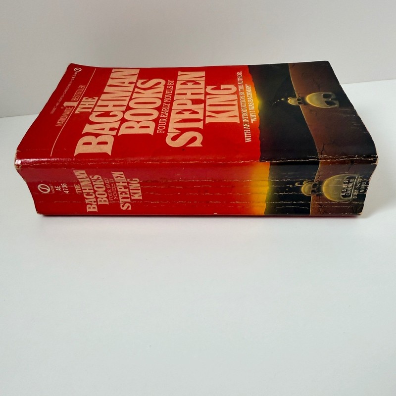 Stephen King The Bachman Books 1986 1st Signet Printing Rage Paperback Horror gallery