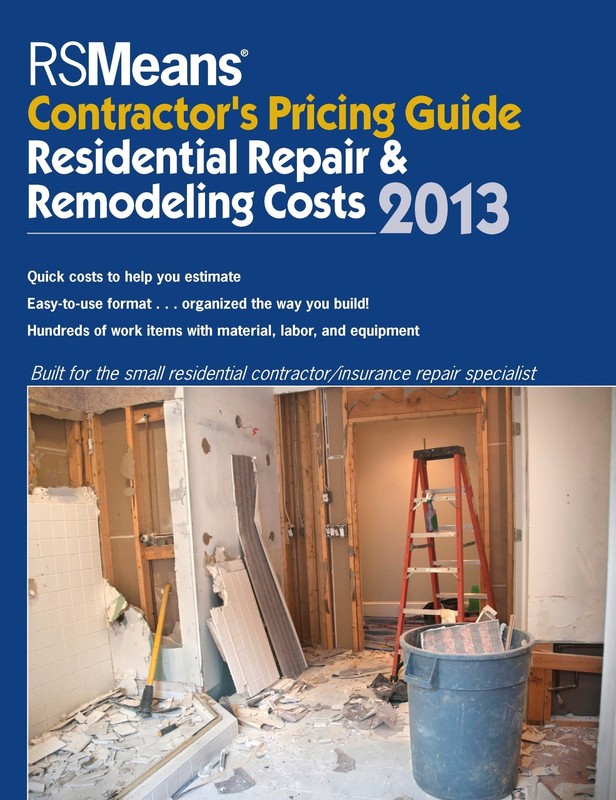 RSMeans Contractor’s Pricing Guide 2013