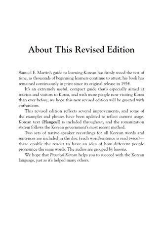 Practical Korean: Speak Korean Quickly and Effortlessly (Revised with Audio Reco gallery