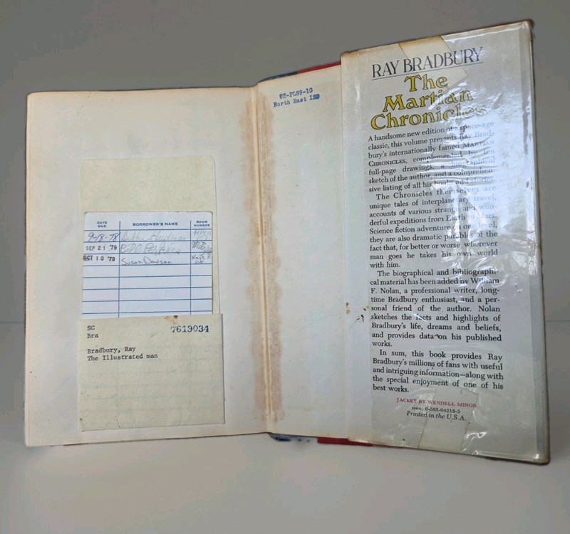 The Illustrated Man / Ray Bradbury / Doubleday Hardcover Dust Jacket gallery
