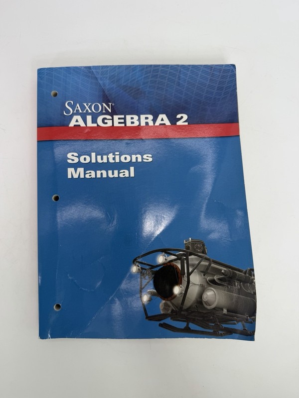 Saxon Algebra 2: Solution Manual – Paperback, by Saxon Publishers – Good
