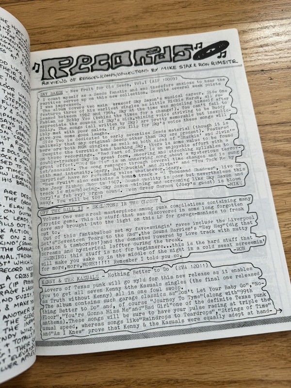 99th Floor #5 Zine 60s 80s Teen Punk Rag Rock N Roll Garage Psych Magazine Vtg gallery