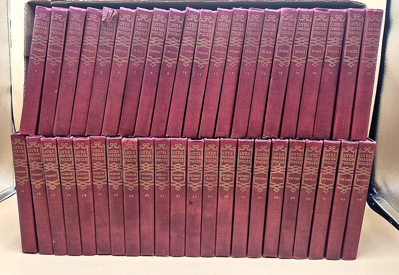 1909 Little Masterpieces Complete-Prose Science Humor Fiction Nature Inventions