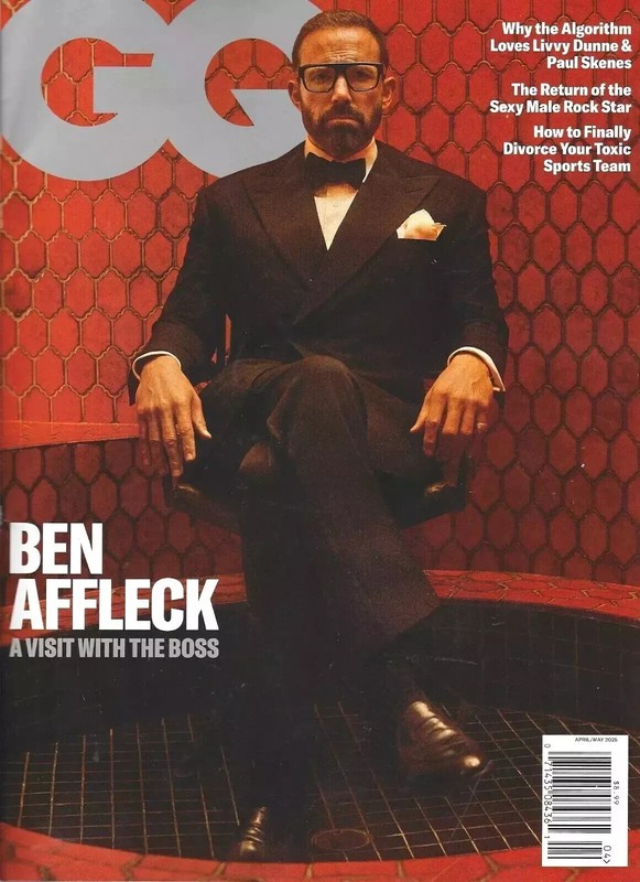 GQ Magazine APRIL MAY 2025 Ben Affleck A Visit with The BOSS FREE US SHIP