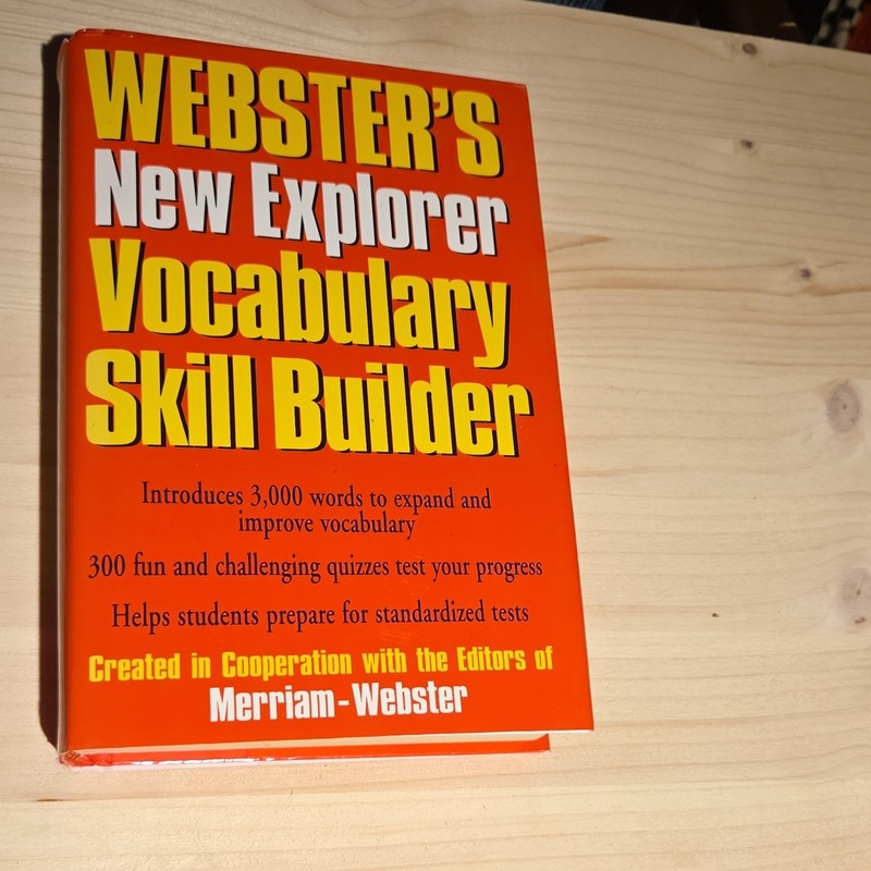 Webster’s New Explorer Vocabulary Skill Builder Federal Street Press Intermedia…