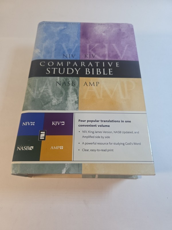 Comparative Study Bible – NIV/KJV/NASB/AMP (Hardcover)