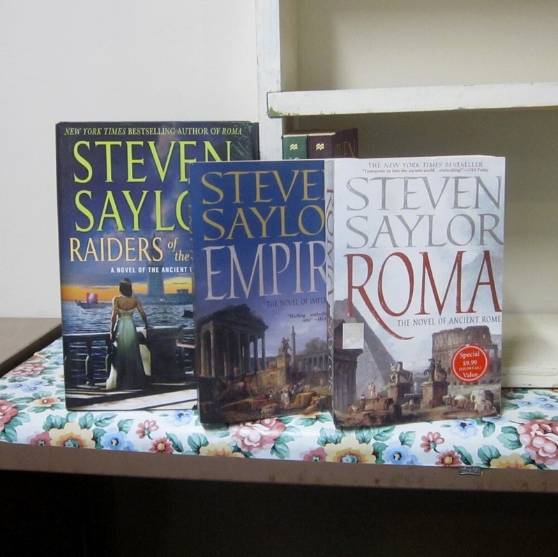 STEVEN SAYLOR mixed lot 7 seven books Ancient World trilogy 2004-2015