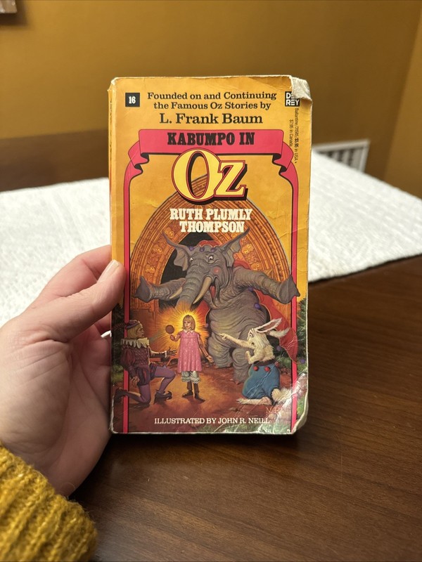 RUTH PLUMLY THOMPSON Kabumpo in Oz | 1985 Del Rey Mass Market Paperback