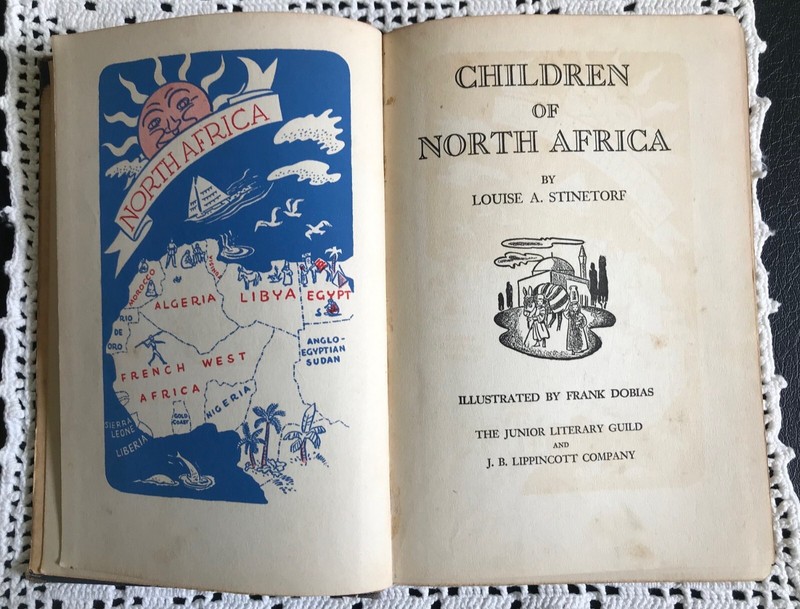 1943 Children of North Africa (Former School Text) 190 Pages