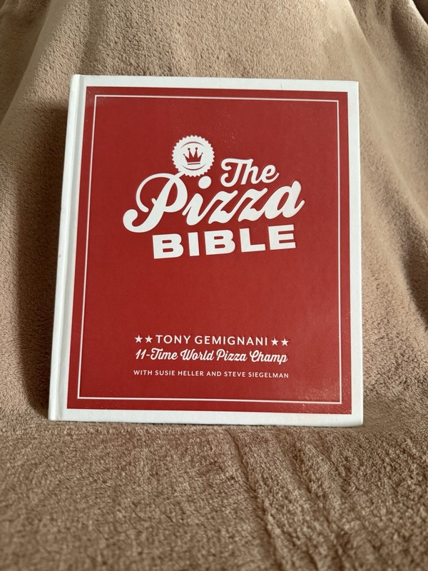 The Pizza Bible Hardcover Pizza Cookbook by Tony Gemignani, Ten Speed Press