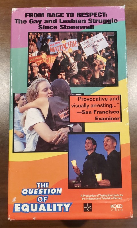 Question of Equality: From Rage To Respect (1995, Video, Vhs Format)