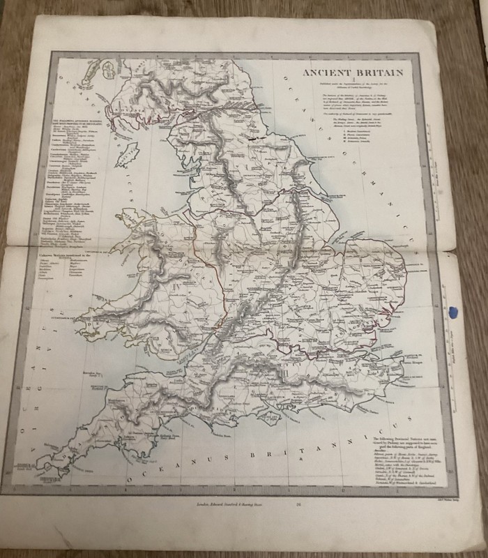 THE HARROW ATLAS OF CLASSICAL GEOGRAPHY 23 MAPS PUBLISHED EDWARD STANFORD 1857 gallery