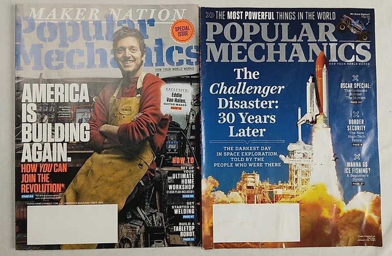 Popular Mechanics Magazine Lot Of 8 Unlabeled 2002-2015-2016 Automotive Tech DYI gallery