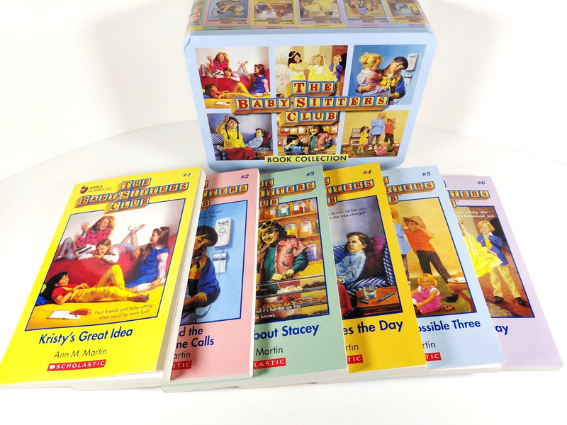 The BabySitters Club Book Collection #1-6 in Collector’s Tin Box Set Ann Martin